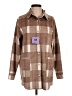 Well Worn Brown Long Sleeve Blouse Size XS - photo 1