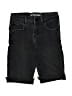 Zara Black Denim Shorts Size 7 - photo 1