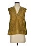Akemi + Kin Gold Sleeveless Blouse Size XS - photo 1