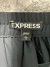 Express 100% Polyester Solid Black Shorts Size L - photo 3