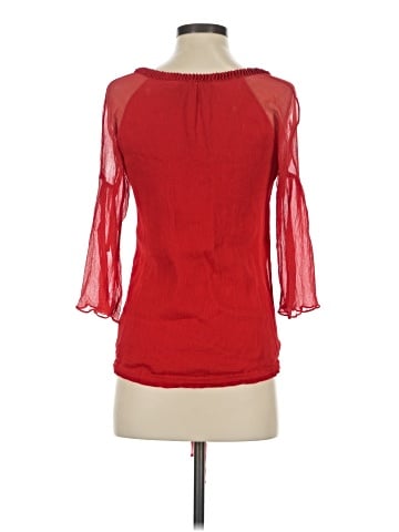 Diane von Furstenberg 3/4 Sleeve Silk Top (view 2)