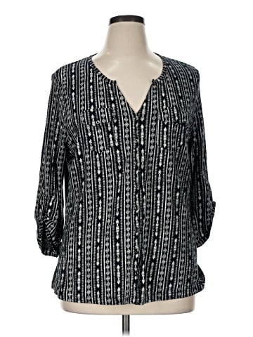 Great Northwest Indigo Long Sleeve Henley (view 1)
