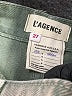 L'Agence Solid Green Denim Shorts Size 27 waist - photo 3