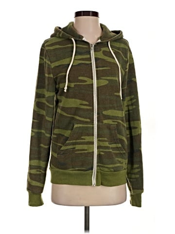 ALTERNATIVE Zip Up Hoodie (view 1)