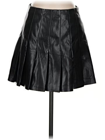 Alice + Olivia Faux Leather Skirt (view 1)