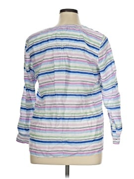 Talbots 3/4 Sleeve Button-Down Shirt (view 2)