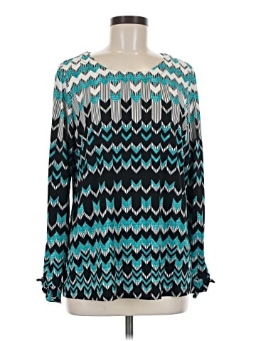 Susan Graver Long Sleeve T-Shirt (view 1)