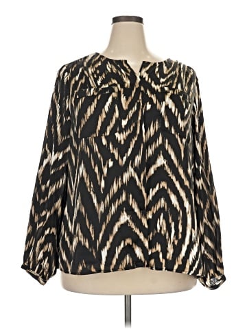 Liz Claiborne Long Sleeve Blouse (view 1)