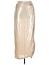 Aqua Metallic Tan Gold Formal Skirt Size L - photo 1