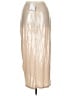 Aqua Metallic Tan Gold Formal Skirt Size L - photo 2