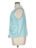 Soft Surroundings 100% Polyester Teal Sleeveless Blouse Size 1X - photo 5
