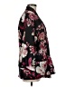 Preston & York 100% Polyester Floral Ivory Burgundy Blazer Size 8 - photo 4