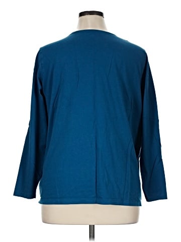 Lands' End 3/4 Sleeve T-Shirt (view 2)