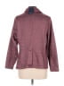Lands' End 100% Polyester Tweed Burgundy Blazer Size L - photo 2