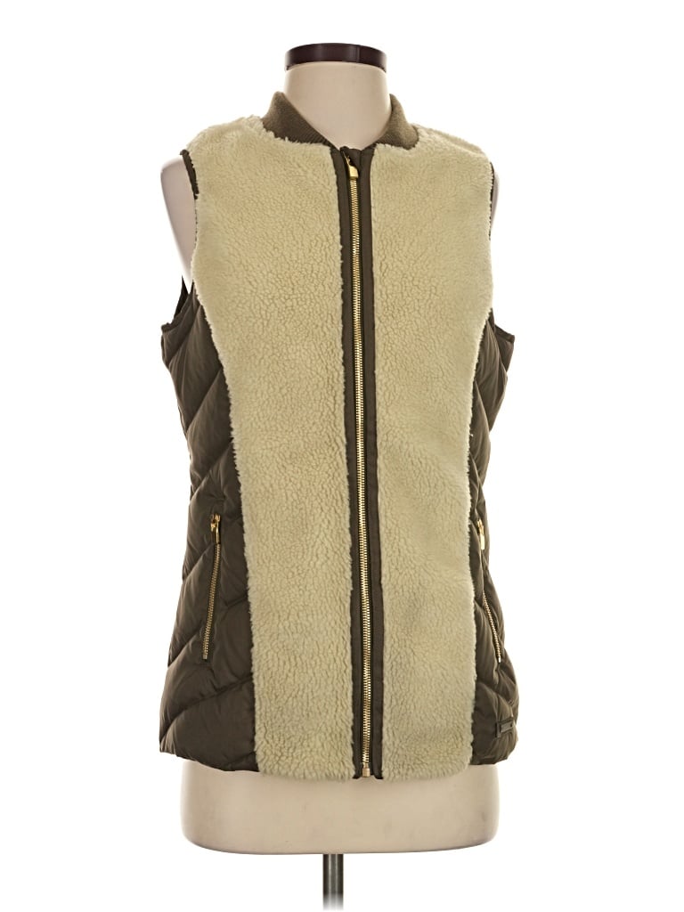 Pre-owned Athleta Vest In Gold