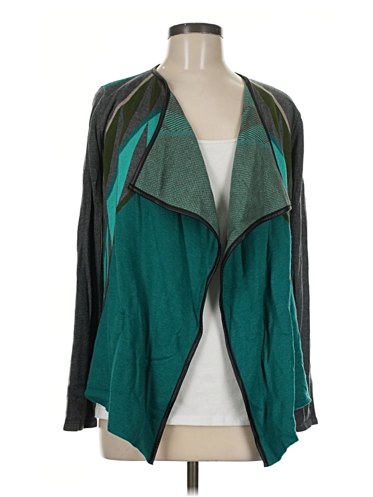 Pre-owned Alberto Makali Cardigan Sweater In Teal
