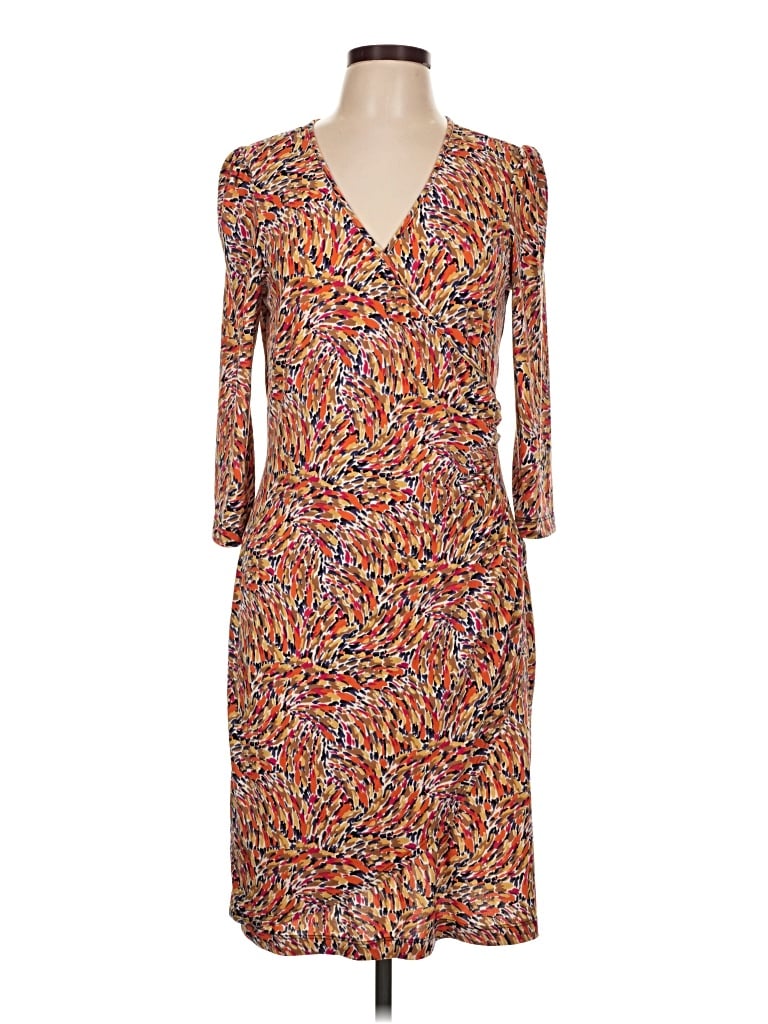 Pre-owned Lily Casual Dress In Brown
