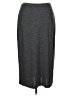 Express Solid Gray Casual Skirt Size L - photo 1