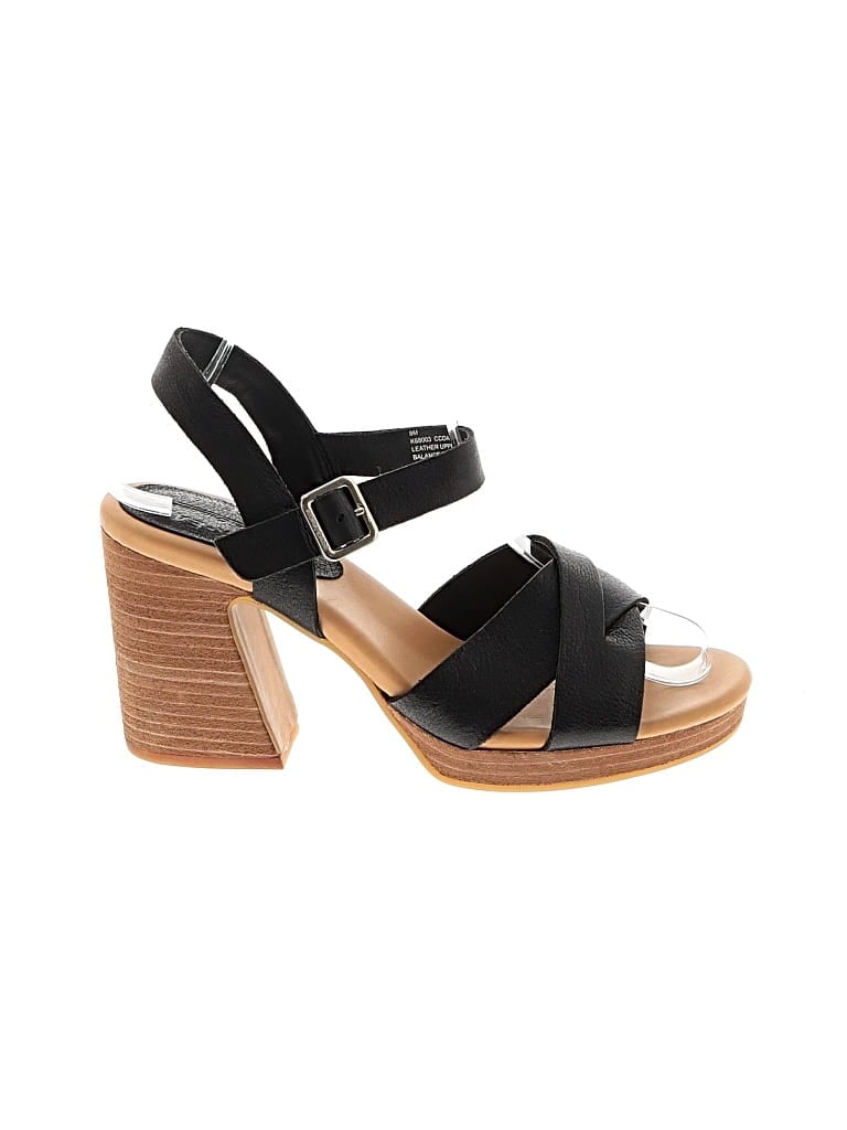 Pre-owned Kork-ease Sandals In Black