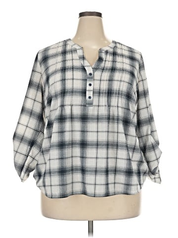 Notations 3/4 Sleeve Blouse (view 1)