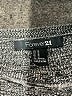 Forever 21 100% Cotton Metallic Gray Pullover Sweater Size M - photo 7