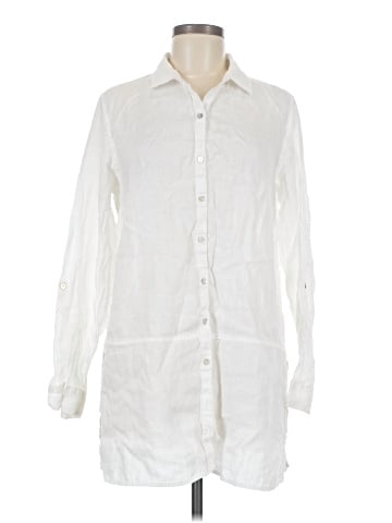 Tahari Long Sleeve Button-Down Shirt (view 1)