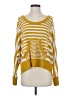 Sparkle & Fade Stripes Yellow Pullover Sweater Size S - photo 1