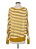 Sparkle & Fade Stripes Yellow Pullover Sweater Size S - photo 2