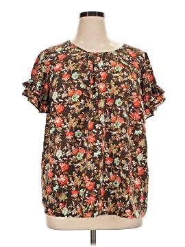 Lane Bryant Short Sleeve Blouse