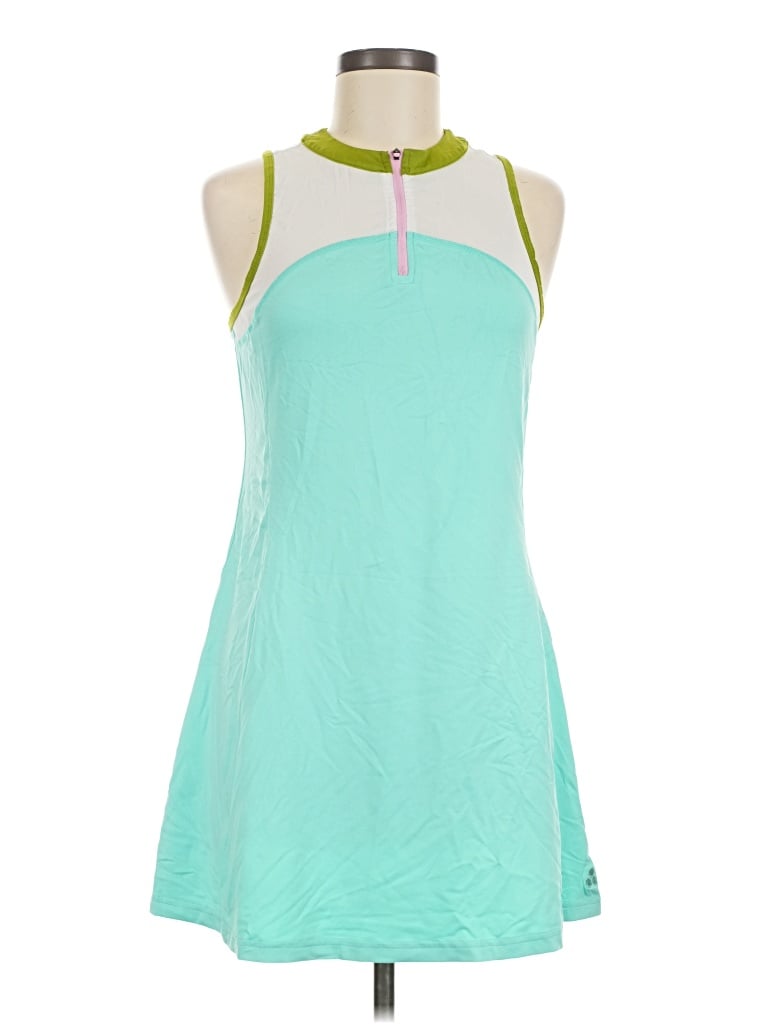 Pre-owned Tek Gear Casual Dress In Green