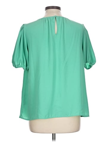 LC Lauren Conrad Short Sleeve Blouse (view 2)