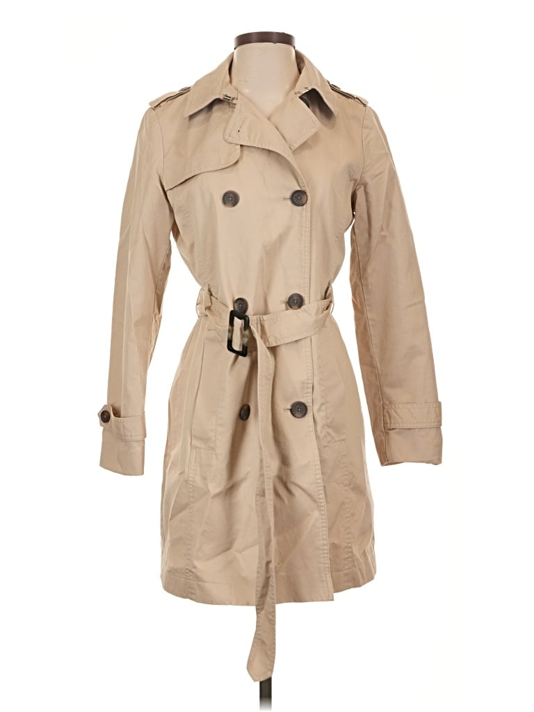 Pre-owned Esprit Trenchcoat In Tan