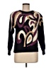 Petite Sophisticate Animal Print Black Pullover Sweater Size 8 - photo 1