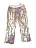 H&M Metallic Silver Casual Pants Size 6 - photo 1