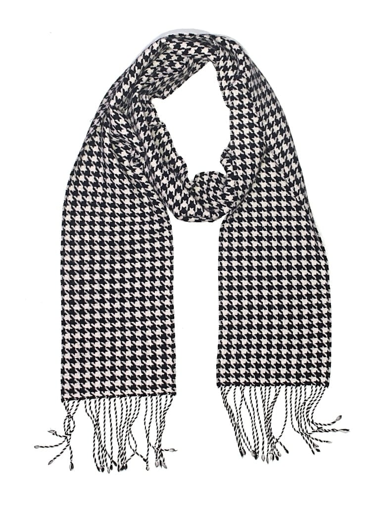 Pre-owned Ann Taylor Cashmere Scarf In Black
