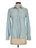 Old Navy Blue Long Sleeve Button-Down Shirt Size XS - photo 1