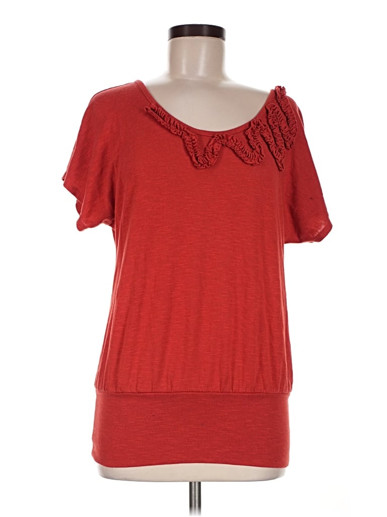 Pre-owned Iz Byer Short Sleeve T-shirt In Red