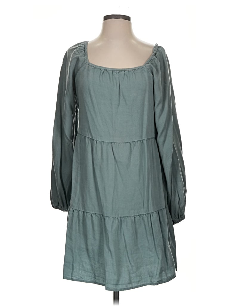 Pre-owned Amadi Casual Dress In Teal