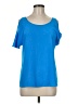 Papaya 100% Polyester Blue Short Sleeve Top Size 8 - photo 1