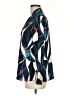 Nic + Zoe 100% Polyester Print Blue Long Sleeve Blouse Size M - photo 5