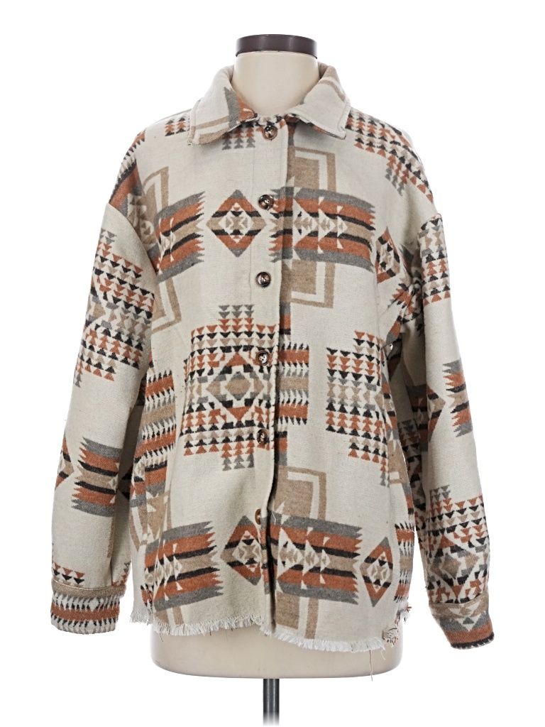 Pre-owned Assorted Brands Coat In Tan