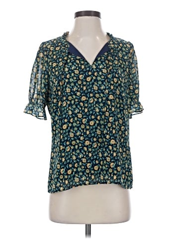 J.Crew Factory Store Short Sleeve Blouse (view 1)