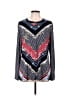 Dana Buchman Blue Long Sleeve Blouse Size L - photo 1