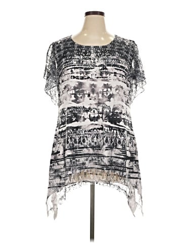 One World Short Sleeve Blouse (view 1)
