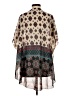 Live 4 Truth 100% Polyester Brown Kimono Size S - photo 2