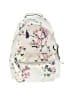 Guess 100% Pvc Floral Animal Print Green White Backpack One size - photo 1