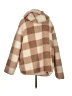 Love Tree 100% Polyester Plaid Brown Coat Size 0 - photo 2