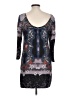 Tibi 100% Polyester Paisley Gray Casual Dress Size 10 - photo 2