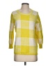 CAbi Checkered-gingham Yellow Pullover Sweater Size XS - photo 1