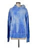 Dannijo 100% Cotton Tie-dye Blue Pullover Hoodie Size M - photo 1
